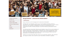 Desktop Screenshot of bi-lebenswertes-wallerstaedten.de